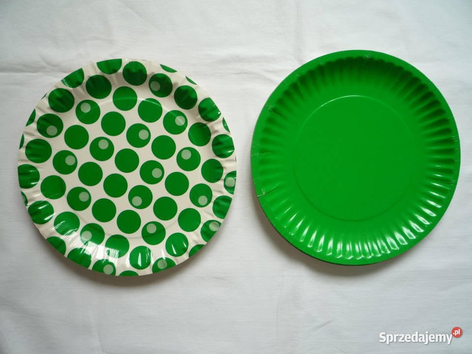 Talerzyki 21 Kubki zielone Papierowe 12 zachodniopomorskie Szczecin