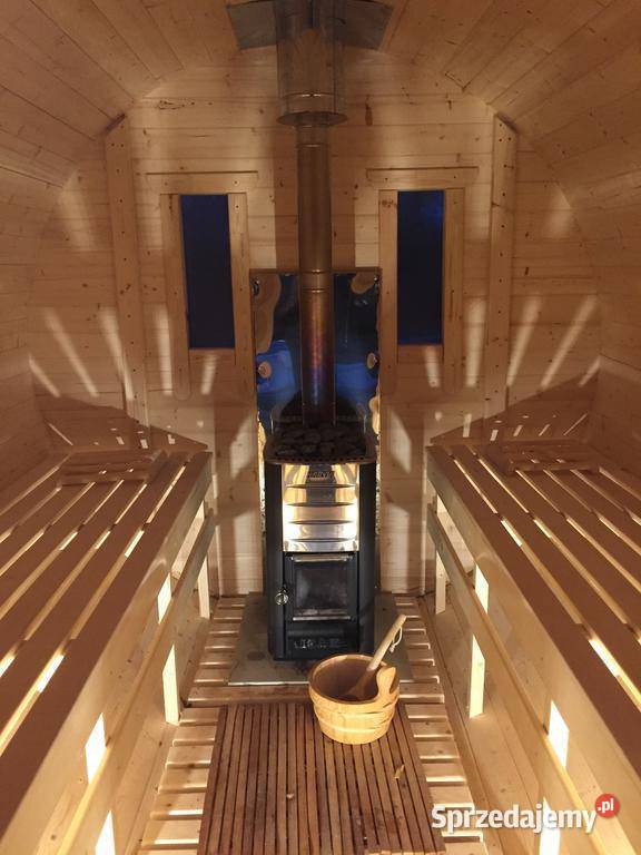 Sauna Beczka Ogrodowa Bania Ruska z Piecem Raszyn sprzedam