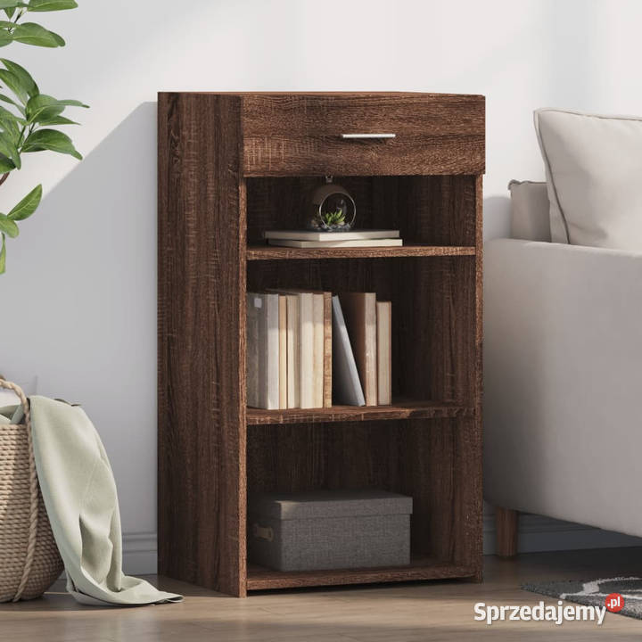 Szafka brązowy dąb 50x425x93 materiał Meble Warszawa