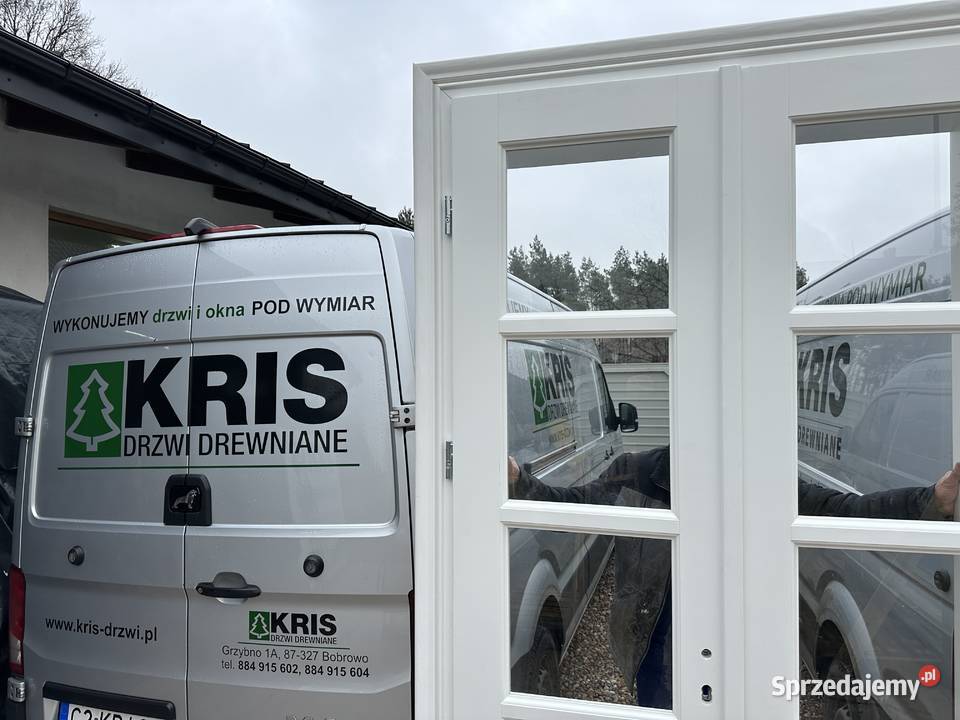 DRZWI ZEWNĘTRZNE DREWNIANE DWUSKRZYDŁOWE DO Dom i Ogród wielkopolskie Poznań