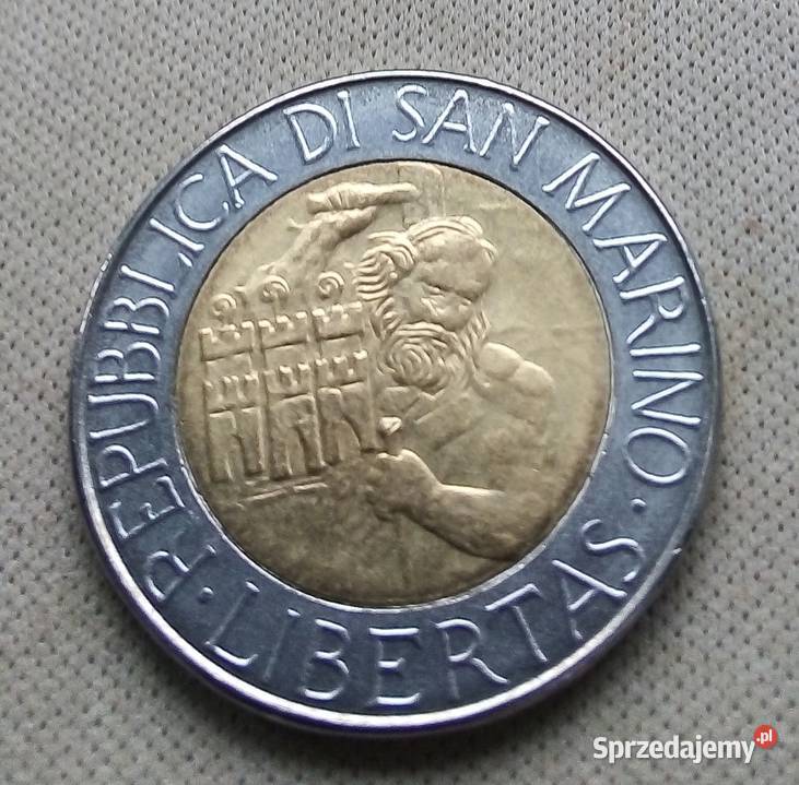SAN MARINO500 LIRÓW1994 r BIMETAL Legionowo