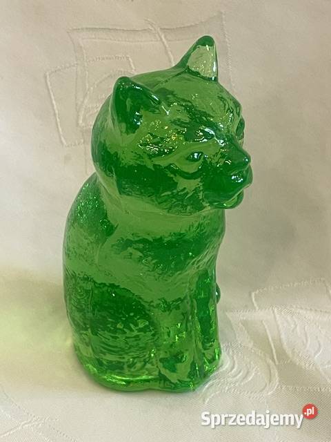 Figurka niedźwiadka ze szkła uranowego małopolskie Kraków
