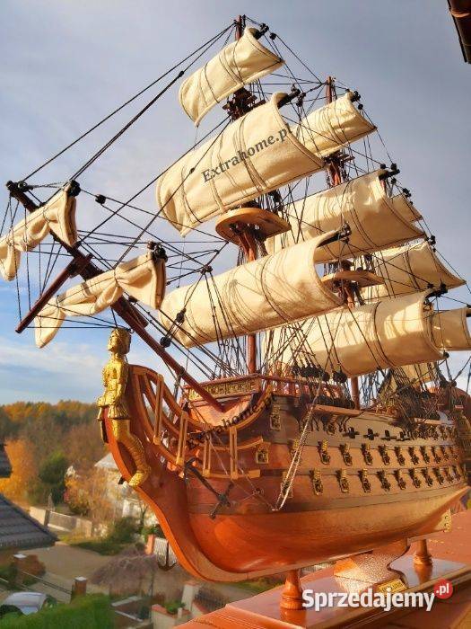 Drewniana Replika statku ROYAL LOUIS 95 Rarytas