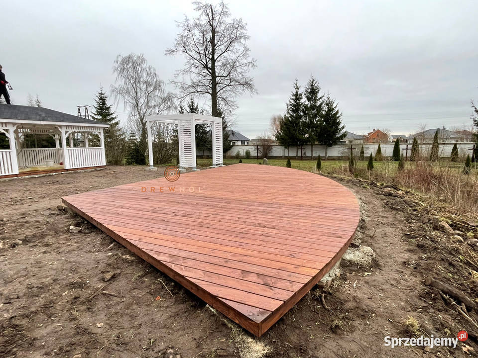 Taras drewniany tarasy drewniane modrzew egzotyk Częstochowa sprzedam