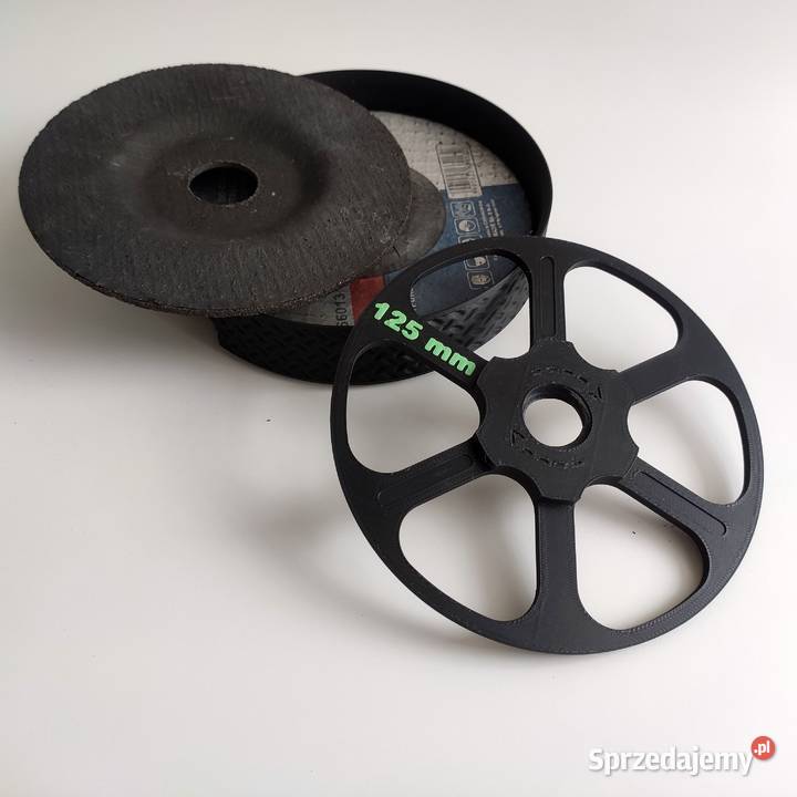 Pudełko pojemnik na tarcze do cięcia 125 mm etui