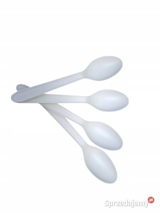 Komplet 100 łyżeczek biodegradowalne Myszyniec