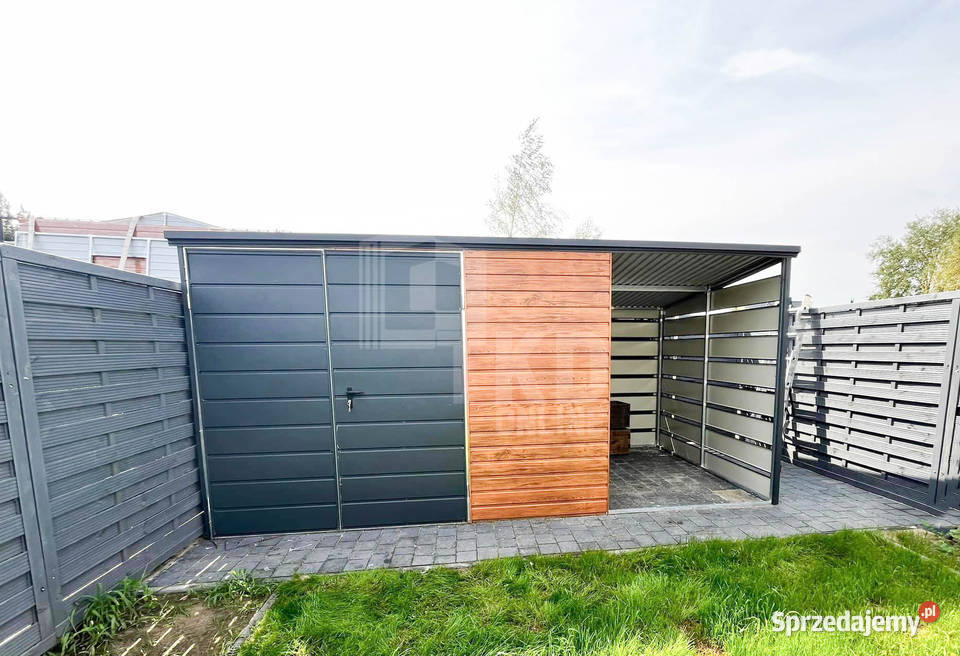 Schowek domek ogrodowy 3x3m wiata 15m Brama