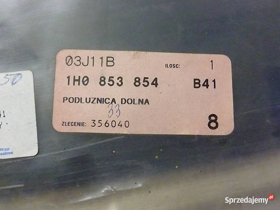 Poszerzenie progu oryginał VW GOLF III GTI