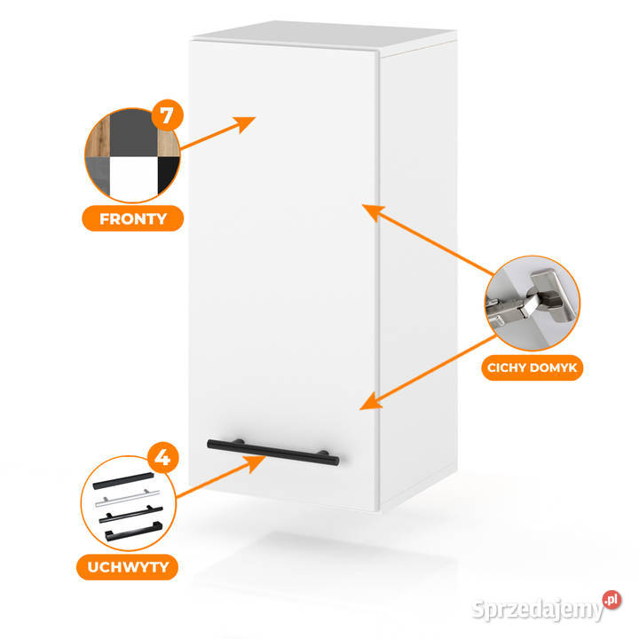szafka kuchenna wisząca modułowa nowoczesna z Elbląg