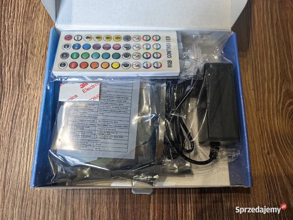 Taśma Led Strip aled light 5 m RGB pilot nowa Inczew