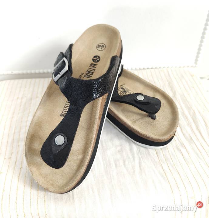 Czarne japonki na platformie Esmara 39 buty nowe Szczecin