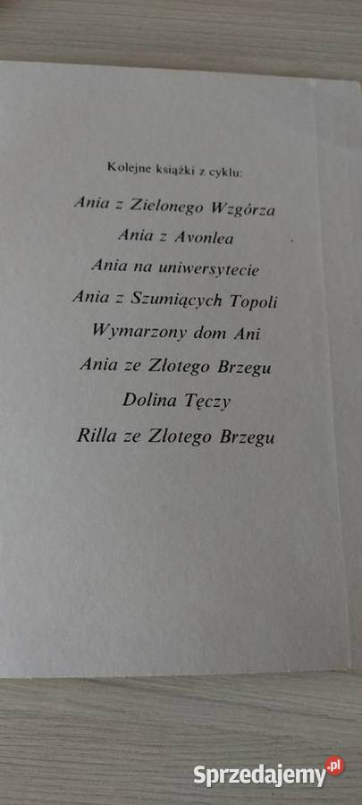 Ania ze złotego grzegu