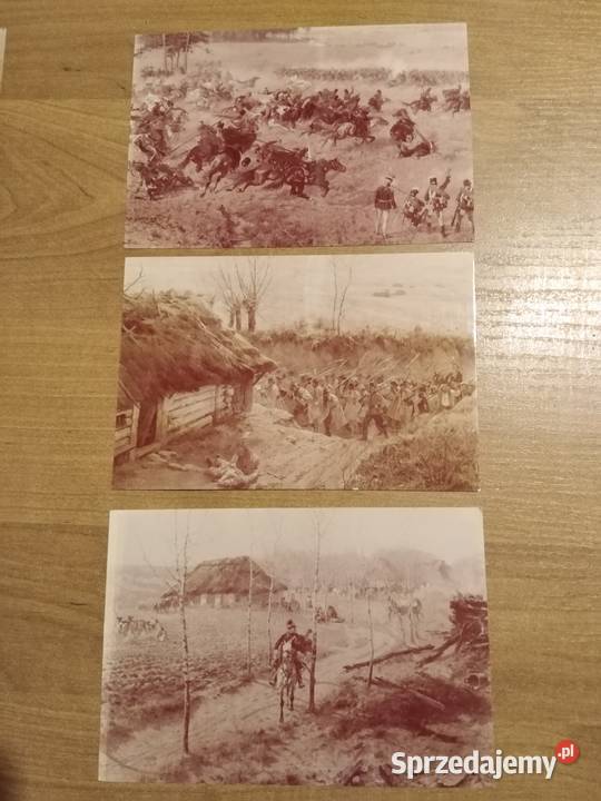 Zestaw Pocztówek Panorama Racławicka 11 sztuk Wałbrzych