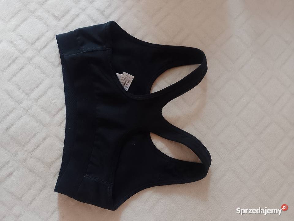 34XS NIKE Czarny top fitness z Londynu bokserka Bez wzoru małopolskie sprzedam