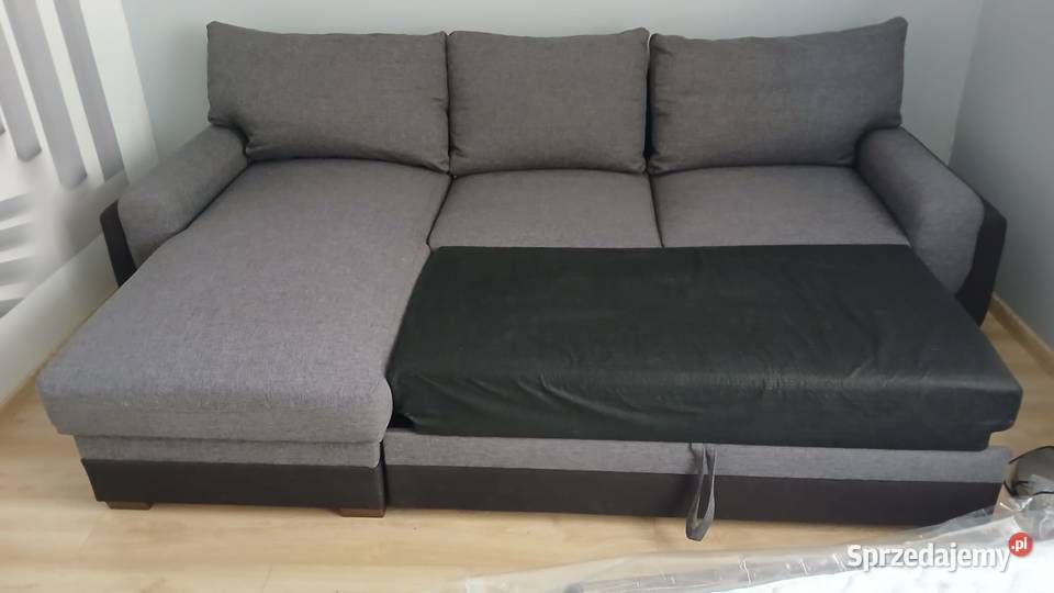 Sofa Narożnik z funkcją spania Dobromierz