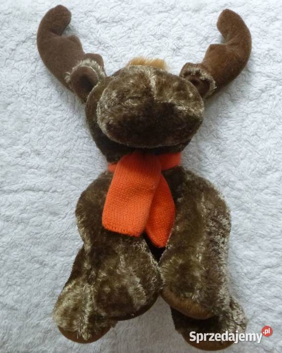 Pluszak łoś w szaliczku