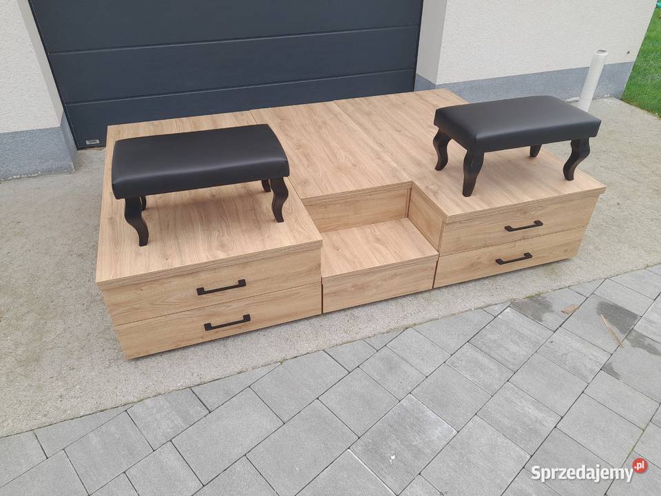 Stanowisko podest do pedicure z podnóżkiem Sierakowice