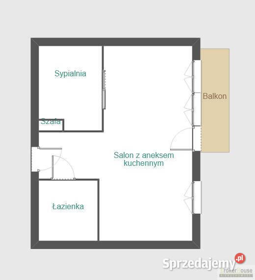Mieszkanie Opole Piastowska 34m2 2 pokoje 34m2 opolskie