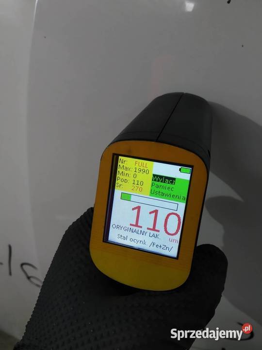 MASKA PRZÓD BIAŁA USZKODZONA Skoda Scala I 2019 świętokrzyskie