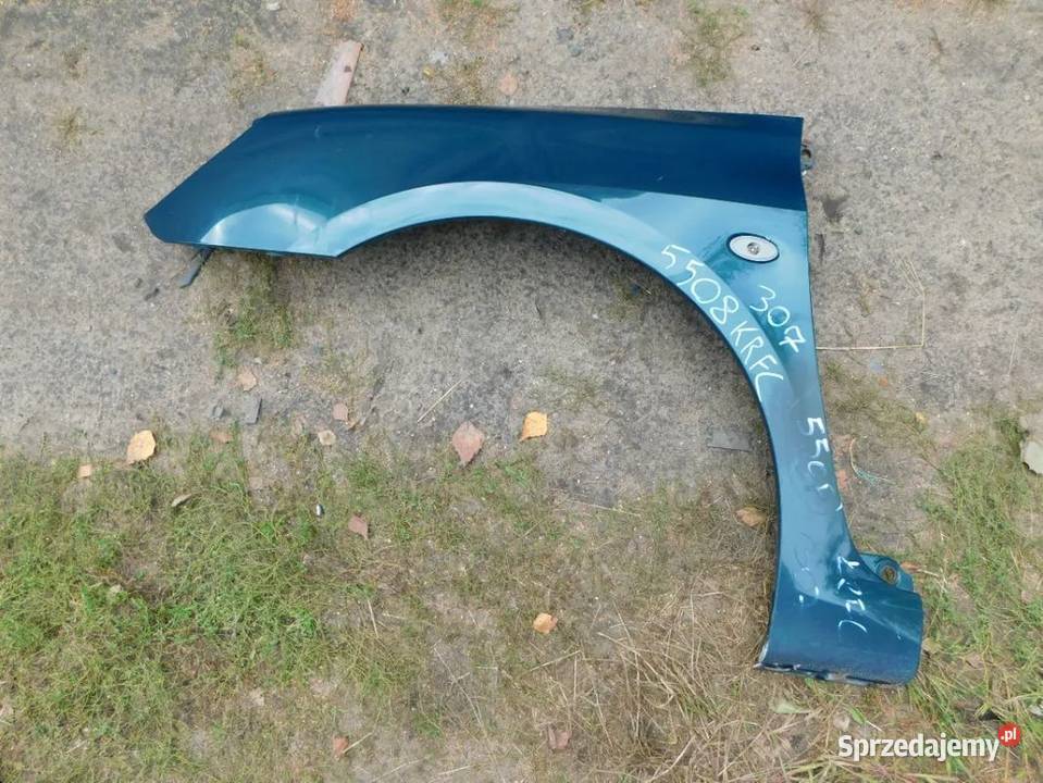 peugeot 307 błotnik kolor KRFC 5508 WYSYŁKA osobowe śląskie