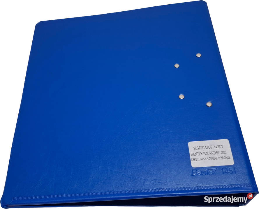 Segregator A4 PCV 50mm niebieski Bantex 1451 3 Artykuły szkolne Czeladź