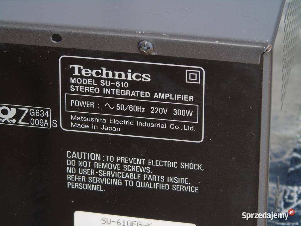 Wzmacniacz Technics SU610 sprawny i mocny 300 Jasło sprzedam