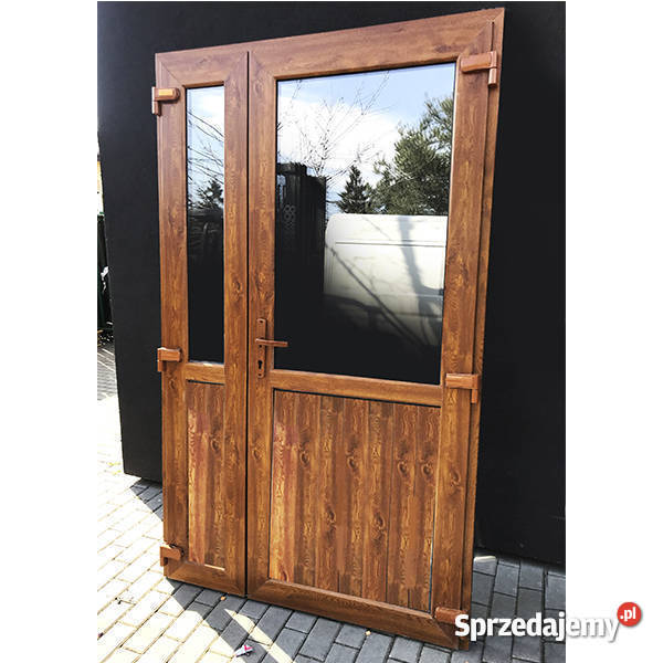 Ciepłe drzwi dwuskrzydłowe 150x210 nowe Drzwi zewnętrzne Inowrocław
