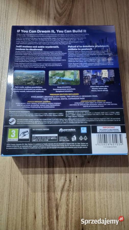 Steelbook Cities Skylines II Mapa Premium Wrocław