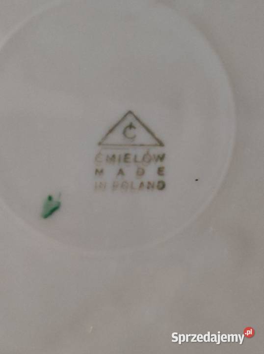 zabytkowe antyk porcelanowe płaskie talerze Kielce