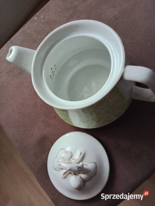 Dzbanuszek porcelana do herbaty LUBIANA z okresu dolnośląskie Świdnica