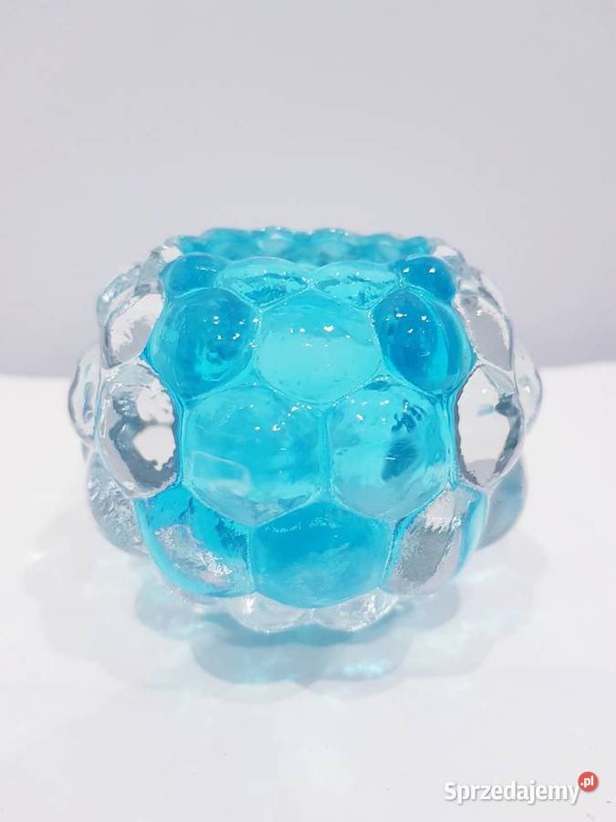 Szklany świecznik na podgrzewacze sprzedam