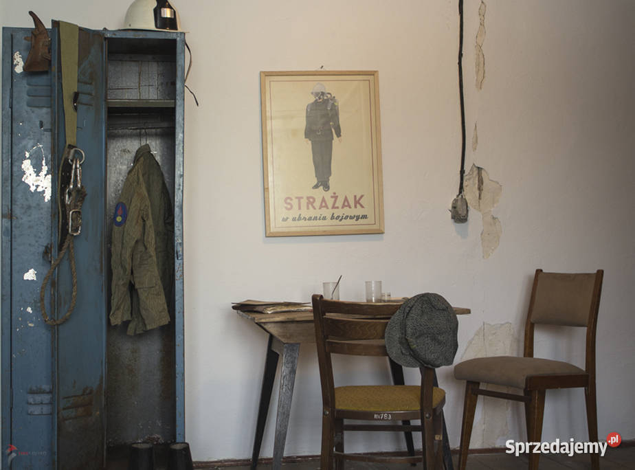 Zabytkowy pas strażacki z PRL Łódź