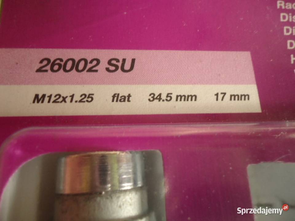 Zabezpieczenia do kół 12x125 PeugeotOpel 26002 Jaworzno