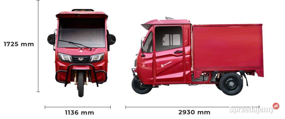 Nowy Motorower Pojazd elektryczny zabudowany 1km zachodniopomorskie Złocieniec