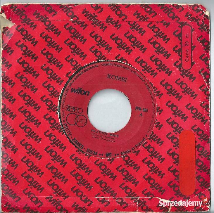 KOMBI płyta winylowa 7 Przytul mnieHotel twoich płyta winylowa łódzkie Łódź