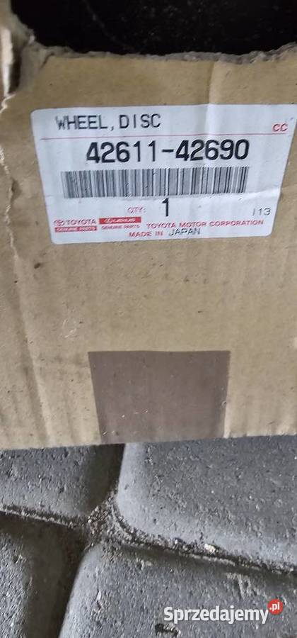 Felga aluminiowa Toyota Rav4 2017 R18 Łódź