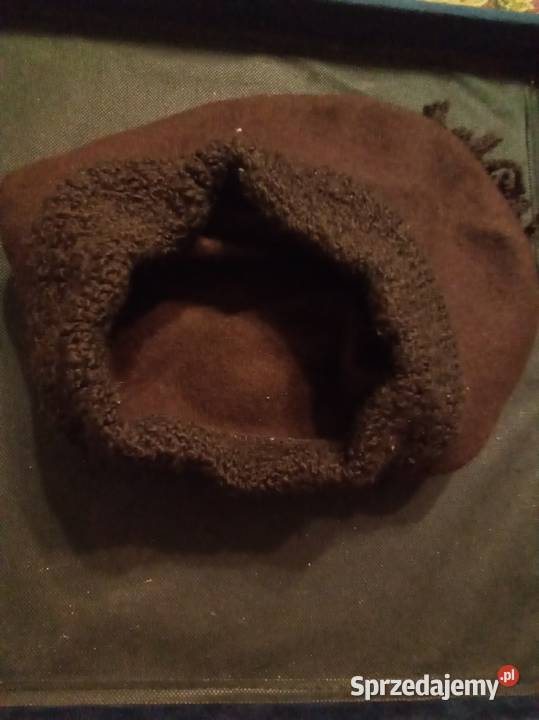 Beret wełniany w 75 firmy Atalia bis Vintage Dla kobiet Warszawa