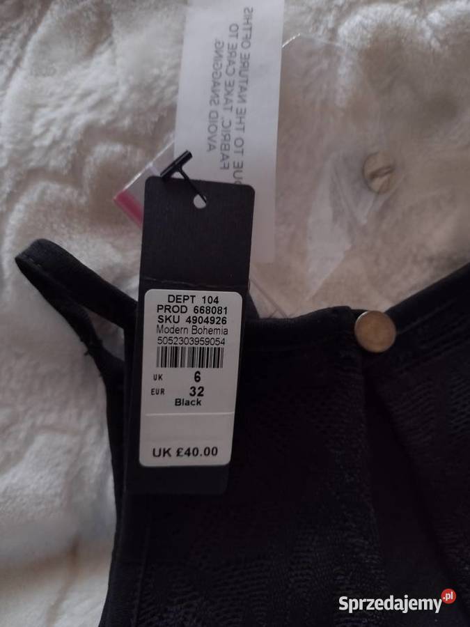 XXS32 RIVER ISLANDCzarnadługa sukienka Kraków