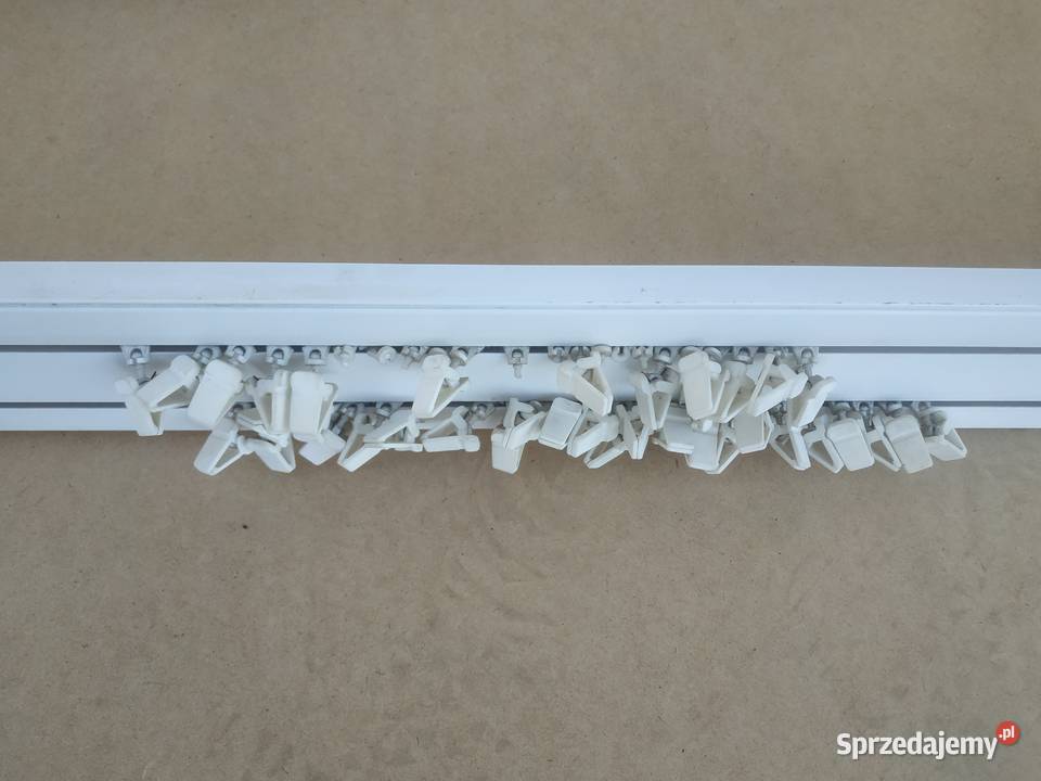 Karnisz sufitowy podwójny PCV 240 szyna sufitowa Warszawa