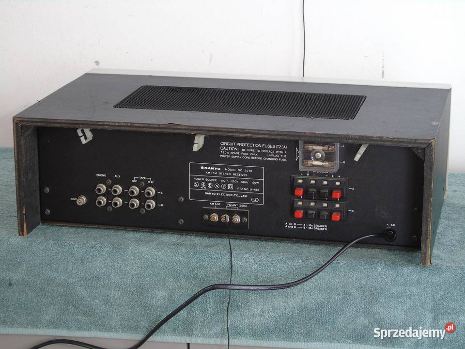 Amplituner Sanyo No 2016 sprawny Vintage WYSYŁKA podkarpackie Jasło
