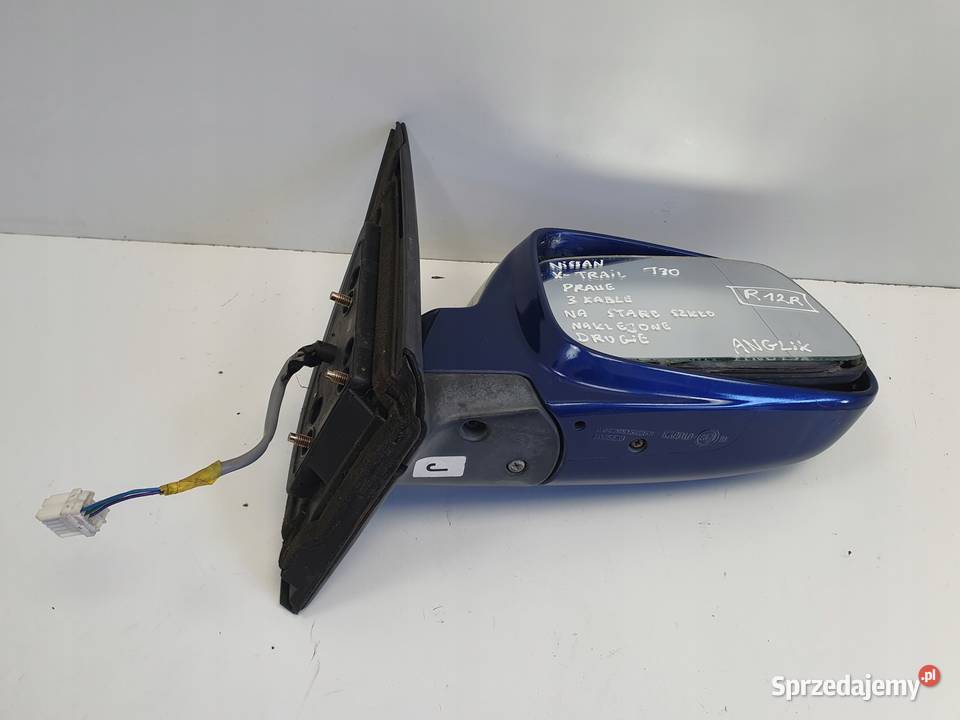 LUSTERKO PRAWE Nissan XTrail T30 PASAŻERA 3 Pin Rudka