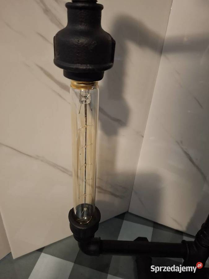 Lampa loft czarny mat