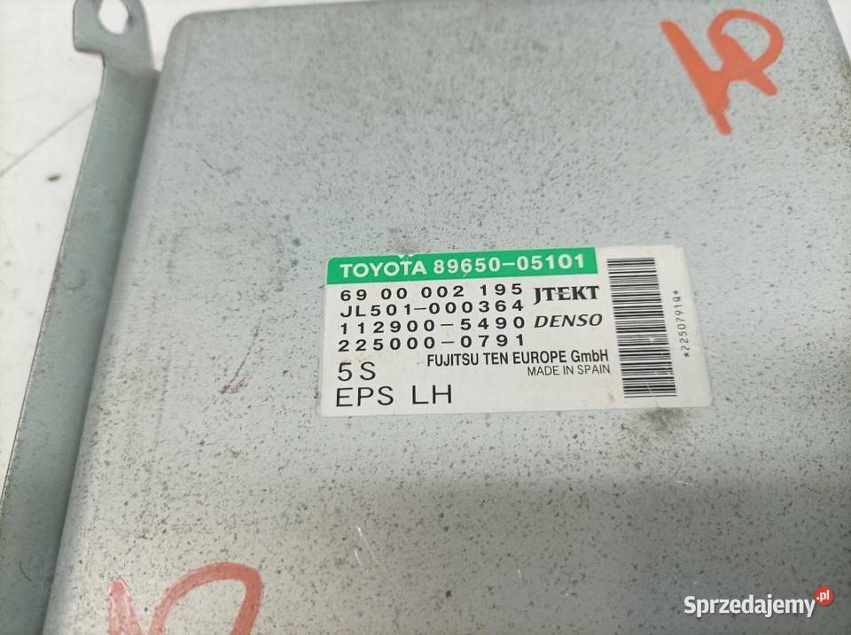 MODUŁ WSPOMAGANIA 8965005101 Toyota Avensis III świętokrzyskie sprzedam
