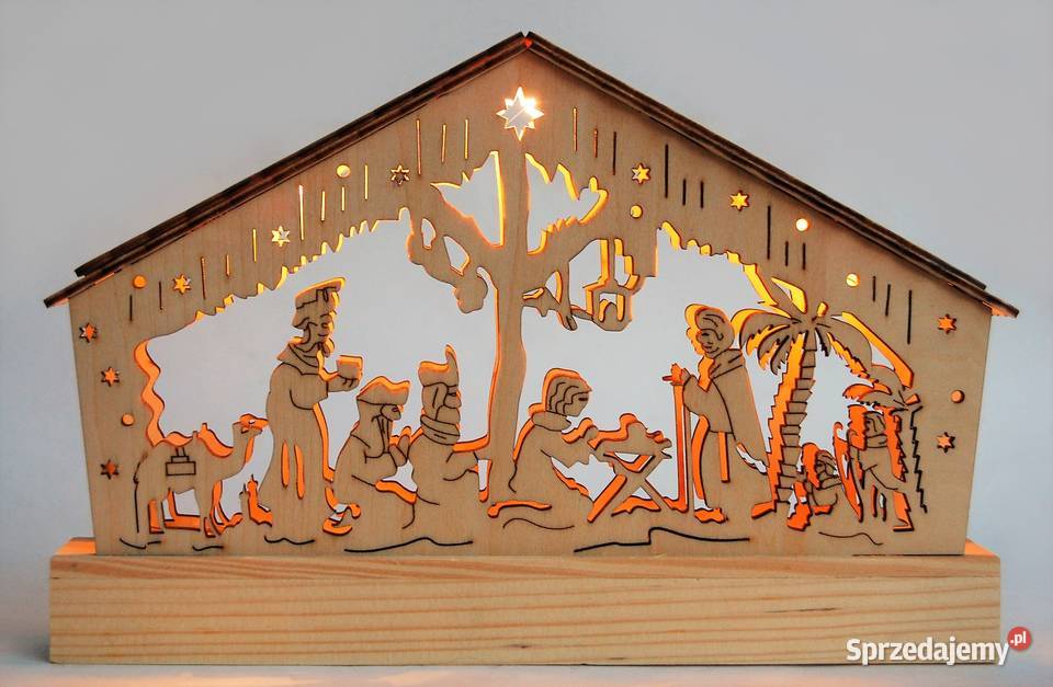 Szopka drewniana LED Goliat 235 Lublin