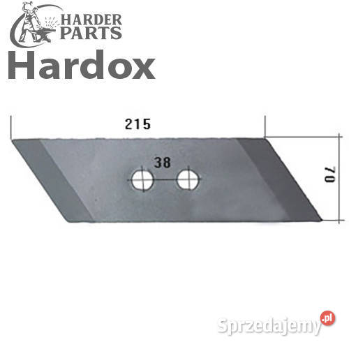 Dłuto 100hektarów HARDOX 1867672L do pługa Suwałki