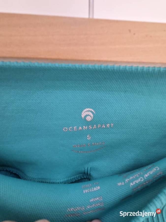 Turkusowe legginsy wysoki stan Oceans Apart zielony Liszki