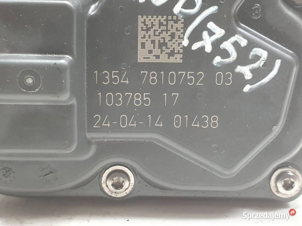 PRZEPUSTNICA BMW 3GT F34 20 D 7810752 N47D20 Chełm