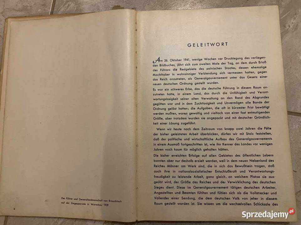 Deutsches Vorfeld im Osten książka z 1941 r Antykwariat Jasło sprzedam