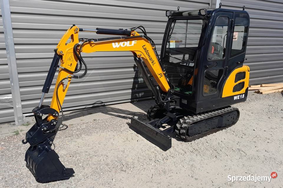 MINIKOPARKA WOLF WE18 Silnik KUBOTA LAIDONG Gliwice sprzedam