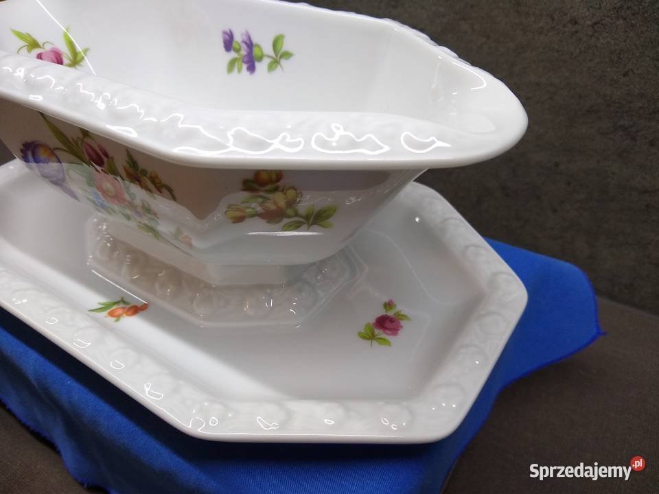 Sosjerka Rosenthal Maria Sommerstrauss Bukiet Porcelana i szkło Kalisz